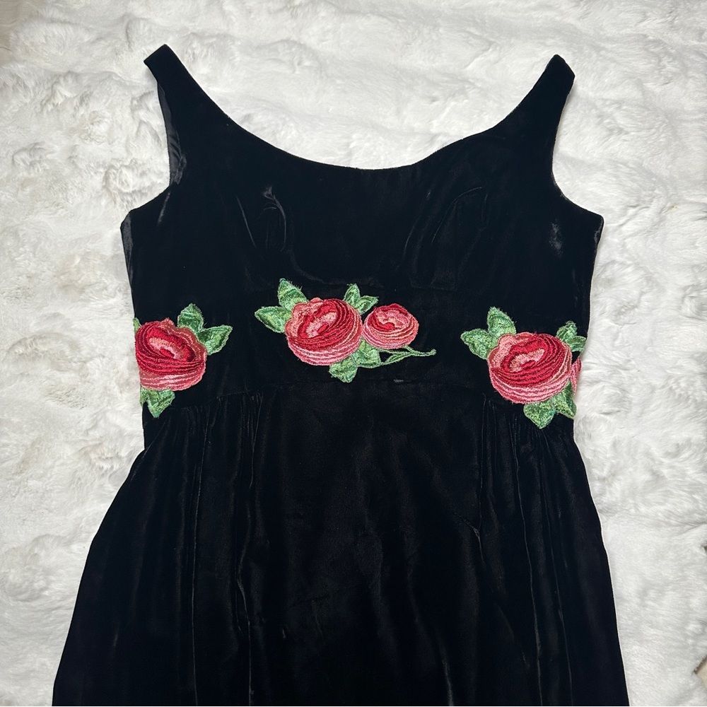 1970s Velvet Dress - Picture 8 of 12
